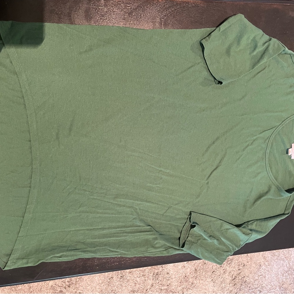LuLaRoe Men's Short Sleeve Green Tee